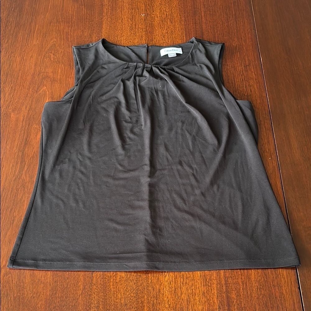 Calvin Klein Black Sleeveless Top
